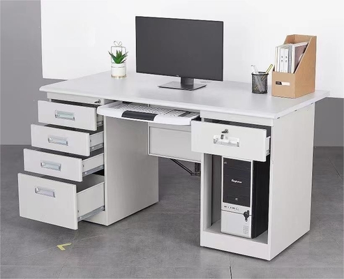 वुड इंटीग्रेटेड मेटल कंप्यूटर डेस्क टेबल W1200mm ऑफिस फर्नीचर