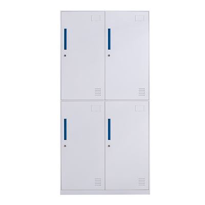 पाउडर कोटिंग धातु स्टील लॉकर 6 दरवाजा या 4 दरवाजा कार्यालय फर्नीचर