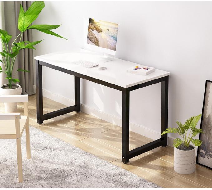 मेटल लेग्स फ्रेम ऑफिस डेस्ट टेबल के साथ स्टडी ऑफिस टेबल डेस्क 0